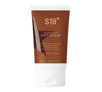 S19 SUPER FX Body Makeup, DEEP TAN - Smoothes & Evens Skin Tone & Texture, Hide Scars & Blemishes - 100ml