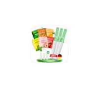 S2.0 3 Flavoured Air Inhaler with 18Pcs Mix-Flavoured Filters Anxiety Relief Habit Replacing Breathing Stick,Orange, Mint, Strawberry, Mango, Peach, Lemon Flavoured Filters