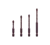 S2 Double-Ended Anti-Slip Phillips PH2 Screwdriver Bits, 4-Piece Set (50-90mm)