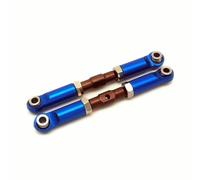 S2 Hard Steel Adjustable Steering Link Toe Link with Aluminum Ends Blue for Traxxas Mini Maxx 10742