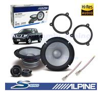 Set Coffers ALPINE S2-S65 Speakers Coaxial To 2 Ways 165 MM 240W