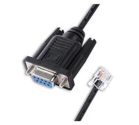 S200 Digital Servo Drive J5 Serial Cable DB9 Female RS232 to RJ12 6P6C for CAN Base Unit AC DC(1m)