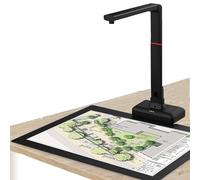 S21 A2 Overhead Scanner, 23MP Large Format Camera Scanner for Book & Document, Auto Flatten Curved Page Technology, OCR Text Recognition, Works with Windows