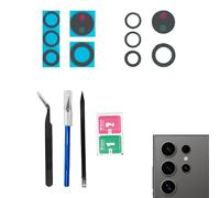 S24 Ultra Back Rear Camera Lens Glass Replacement for Samsung Galaxy S24 Ultra, Back Camera Lens with Pre-Installed Adhesive for Samsung S24 Ultra with Tool Kits