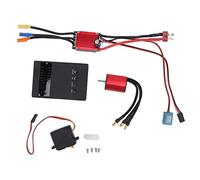 S2430 25A Brushless ESC with Programming Card, RC Brushless Motor Set, 7200kv High Torque Motor with 2.2kg Metal Steering Gear, Waterproof Servo for 1/16 1/18 RC Car Truck