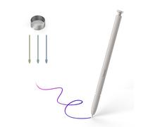 S25 Ultra S Pen for Samsung Galaxy S25 Ultra S Pen, S25 Ultra Touch Stylus Replacement for Samsung Galaxy S25 Ultra 5G, US Version, EJ-PS938BBEGUJ,3 nibs + 1 Clip (Light Gray)