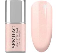 S257 Semilac One Step Hybrid Nail Polish 3-in-1 Glitter Rose 5 ml Innovative UV LED Colour Polish Nail Polish