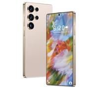 S26 Ultra 5G Smartphone,16GB RAM 1TB ROM Unlocked Phone, Android 14.0, 72/108MP Zoom Camera, 7.3" HD Display, Long Battery Life 8000mAh, Dual SIM 5G Cell Phone, Build-in Pen Phone,Desert Gold-1TB