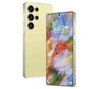 S26 Ultra 5G Smartphone,16GB RAM 1TB ROM Unlocked Phone, Android 14.0, 72/108MP Zoom Camera, 7.3" HD Display, Long Battery Life 8000mAh, Dual SIM 5G Cell Phone, Build-in Pen Phone,Gold-1TB