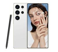 S26 Ultra Global Version 5G Smartphone, Dual Sim Card, 7.3INCH HD Screen, 8000Mah, Waterproof Outdoor Cellphones, Support Face Recognition, Android 14.0 OS,White-1TB