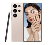 S26 Ultra Global Version 5G Smartphone, Dual Sim Card, 7.3INCH HD Screen, 8000Mah, Waterproof Outdoor Cellphones, Support Face Recognition, Android 14.0 OS,Desert Gold-1TB