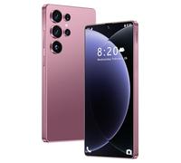 S26 Ultra Unlocked 5G Smartphone with Build-in Pen, 16GB RAM 1TB ROM Cell Phone, 7.3Inch Incell HD Full Screen Mobile Phone, Long Battery Life 8000mAh, Dual SIM, GPS,Rose Gold-1TB