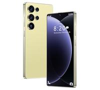 S26 Ultra Unlocked 5G Smartphone with Build-in Pen, 16GB RAM 1TB ROM Cell Phone, 7.3Inch Incell HD Full Screen Mobile Phone, Long Battery Life 8000mAh, Dual SIM, GPS,Gold-1TB