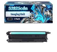 S2825cdn Imaging Unit Compatible for Dell H625cdw H825cdw S2825 S2825cdn Printers, With Chip Large Capacity 60000 Pages (1 Pack Black)
