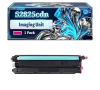 S2825cdn Imaging Unit Compatible for Dell H625cdw H825cdw S2825 S2825cdn Printers, With Chip Large Capacity 60000 Pages (1 Pack Magenta)