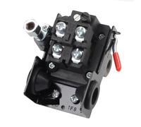 S2IZ5O Air Compressor Pressure Switch Control Valve Control 95-125 PSI 4 Port Compressor Switch