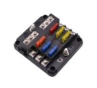 S2IZ5O Car Boat Fuse Box Holder With 6 Ways 12 Ways Blade Fuse Holder(6 Ways)