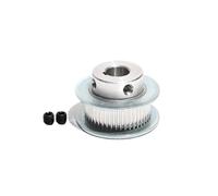 S2M 60Teeth Belt Pulley with Keyway S2M-60T 8/10/12/14/15mm Bore Toothed Gear Pulley Aluminum Alloy Wheel(Bore 8mm Key 3x1.4,11mm)