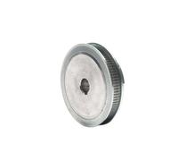 S2M 80Teeth Transmission Pulley Aluminum Alloy S2M-80T 8/10/12/14/15mm Bore Pulley Toothed Pulley with Keyway(Bore 14mm Key 5x2.3,7mm)