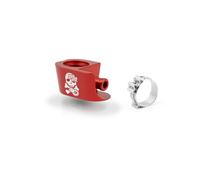 S3 Fuel Tank Banjo Connector - Red, red