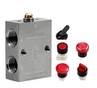 S3 Series Pneumatic S3B/C/D/Y/R/S3L/V/S3PL/PP/PF/PM/HS-M5/06/08 3/2 Way Control Valves Roller Type Mechanical Valve Switch(S3HL,0.25 Inch)