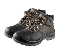 S3 SRC leather ankle boots, steel toe, anti-perforation steel insole, size 47