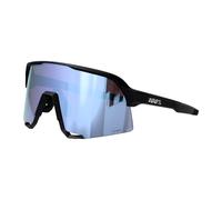 100% S3 HiPER - Cycling sunglasses Matte Black HiPER Blue Multilayer Mirror