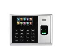 S30 Biometric Fingerprint Time Attendance Linux System TCP/IP Employee Attendance Time Recording Time Clock System Large Storage Capacity(White,1_PLUG)