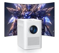 S30 Mini Projector with 2.4G Wifi,Android 7.1 Small Projector with Built-in Speaker,Portable Projectors for Bedroom/Outdoor,1280 * 720P,180 lumen Support,Ideal for Home Theater/Camping (White)