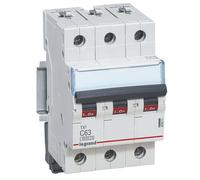 S303 TX3 OVERCURRENT CIRCUIT BREAKER C 63A 3P 3M 6KA S300 403551