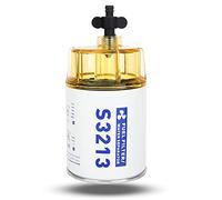 S3213 Fuel Filter Marine Fuel Water Separator With Clear Bowl Replacement for Marine Outboard Motor Mercury Replaces# 35-60494-1, S3213, 18-7932-1, 18-17928, 35-809097