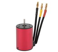 S3650 3100KV Brushless Motor, Waterproof RC Car Motor for 1/10 Remote Control Car, High - Torque 4 - Pole 12 - Slot Motor with CNC Aluminium Radiator and 60000 RPM