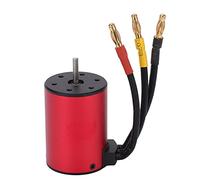 S3650 5200KV Brushless Waterproof Motor, 4 Pole 12 Slot High Torsion RC Car Motor, CNC Aluminum Radiator for 1/10 2S 3S Remote Control Car with 4.0mm Banana Plug
