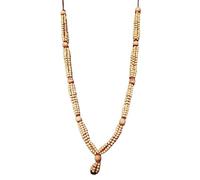 S3A Chandan Beads Garland Mala(4 Variations: Red and White Chandan Mala) Sandalwood Scented Traditional Mala for God/Pitra Ancestors Loved One's Photo Frame