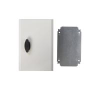 Schneider Electric NSYS3D3215P Wall Mounted Rack Grey Shelf - Shelf (Wall Mounted Rack, Grey, Steel, 200 mm, 150 mm, 300 mm)