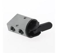 S3HL-08 2 Position 3 Way Manual Handle Control Pneumatic Mechanical Valve PT 1/4 1Pcs(S3HL-08)