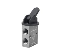 S3HL-08 2 Position 3 Way Manual Handle Control Pneumatic Mechanical Valve PT 1/4 IDGTTLDF(No Fittings)