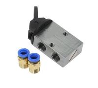 S3HL-08, 2 Position 3 Way Manual Handle Control Pneumatic Mechanical Valve, PT 1/4 Thread(S3HL-08-PC 4MM)