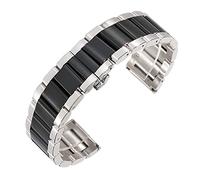 S3YT8U 24mm stainless steel watch strap men women metal solid wrist band watchband with tools bracelet