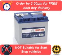 S4024 Bosch S4 (005L) Heavy Duty Car Battery 4 Year Warranty