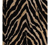 S4Sassy Animal Print Wallpaper - Removable Walls Covering, 25" x 60" Self-Adhesive Vinyl Wall Paper, Decorative Wallwrap, Easy DIY Walls Covering for Bedroom, Living Room, Living Spaces - Black