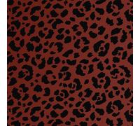 S4Sassy Leopard Print Wallpaper- Animal Theme Removable Walls Covering, 25" x 360" Self-Adhesive Vinyl Wall Paper, Decorative Wallwrap, Easy DIY Walls Covering for Bedroom, Living Room- Red
