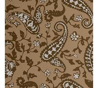 S4Sassy Peel & Stick Vinyl Wallpaper, Paisley Wall Paper Contact Paper Waterproof- Beige, 25"x60", Removable Asian Style Covering for Home Decor in Bedrooms & Living Areas