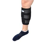 S4U Calf Compression Brace Calf Support for Men and Women for Muscle, Strain and Sprain Relief for Sports Deluxe Extra Comfort Breathable One Size Black