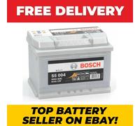 S5 004 Bosch Type 065 075 Heavy Duty Car Van Battery S5004 61Ah 12V 600A
