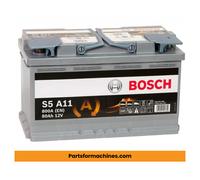 S5 A11 Bosch AGM Car Battery 12V 80Ah Type 115 - 580901080, 3 Years Warranty