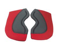(S5) Shoei Centre Pad Side Section Red / Grey For X-Spirit 3 Helmets