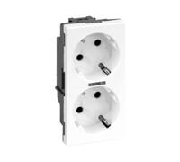S500 Schuko double socket 2x230V Simon connect 50010472-030