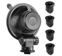 S504 Suction Cup Dash Cam Mount Holder (5th Gen) with 4pcs 360 Rotating Joints for Apeman Ssontong Biuone iZEEKER HaHoco and Most Other Car Dash Cameras