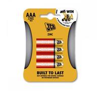 S5327 JCB AAA Zinc Batteries - Pack of 4